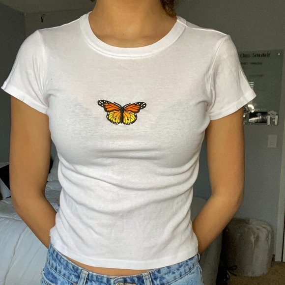 Brandy Melville Tops - Brandy Melville Butterfly Top